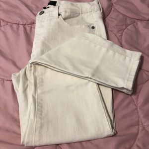 Banana republic off white sculpt denim